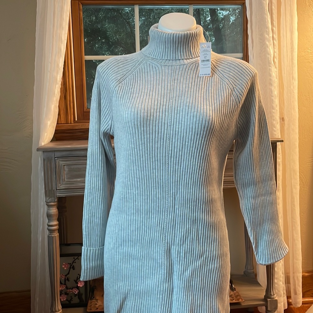 White House Black Market Ribbed Turtleneck
